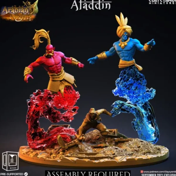 Fashion Aladin - Miniature Marvels: Airplane Models & Painted Dice Miniature