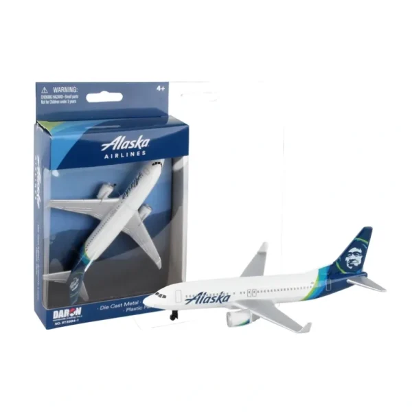 Alaska Airlines Single Plane New Livery - Miniature Marvels: Airplane Models & Painted Dice* Airplane Model