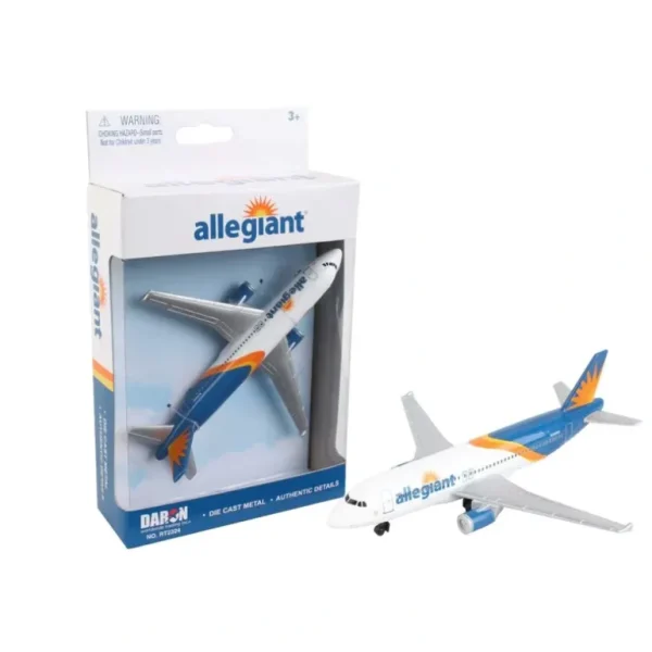 Allegiant Single Plane New Livery - Miniature Marvels: Airplane Models & Painted Dice* Airplane Model