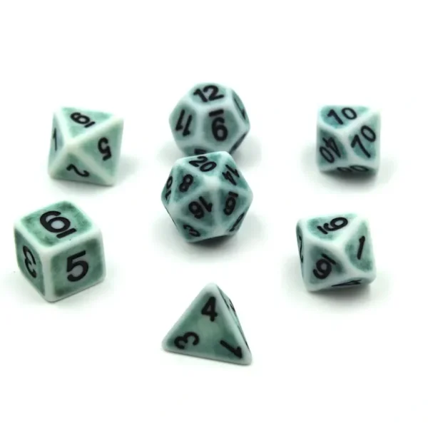 Ancient Pine Dice w/Black Numbers - Miniature Marvels: Airplane Models & Painted Dice* Shop All