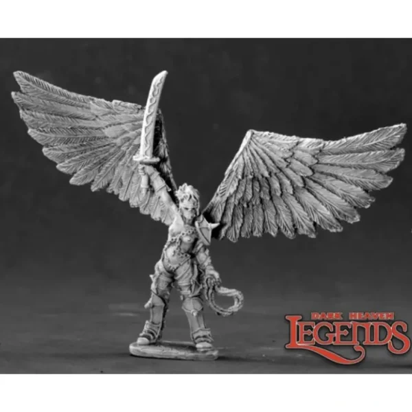 Hot Angel of Justice: Dark Heaven Legends RPR 03459 - Miniature Marvels: Airplane Models & Painted Dice Miniature