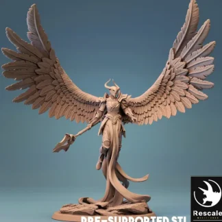 Sale Angelic Warrior - Miniature Marvels: Airplane Models & Painted Dice Miniature