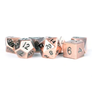 Cheap Antique Copper 16mm Polyhedral Dice Set MET 007 - Miniature Marvels: Airplane Models & Painted Dice Dice