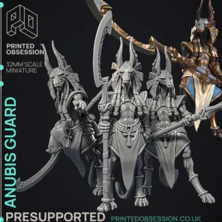 New Anubis Guard - Miniature Marvels: Airplane Models & Painted Dice Miniature