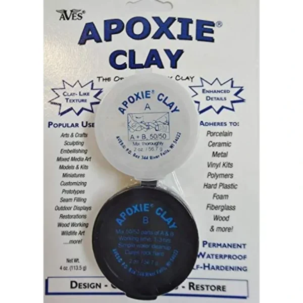 Apoxie Clay 1/4 Lb. White Epoxy Clay - Miniature Marvels: Airplane Models & Painted Dice* Shop All