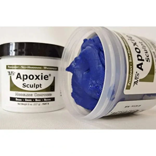 Apoxie Sculpt - 2 Part Modeling Compound (A & B) - 1 Pound, Blue - Miniature Marvels: Airplane Models & Painted Dice* Shop All