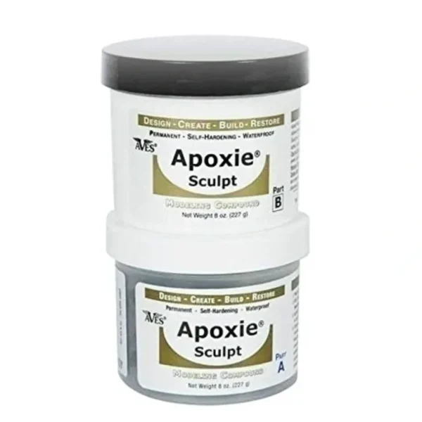 Apoxie Sculpt - 2 Part Modeling Compound (A & B) - 1 Pound, Natural - Miniature Marvels: Airplane Models & Painted Dice* Shop All