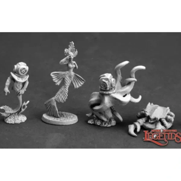 Cheap Aquatic Familiars II (4): Dark Heaven Legends RPR 03608 - Miniature Marvels: Airplane Models & Painted Dice Miniature