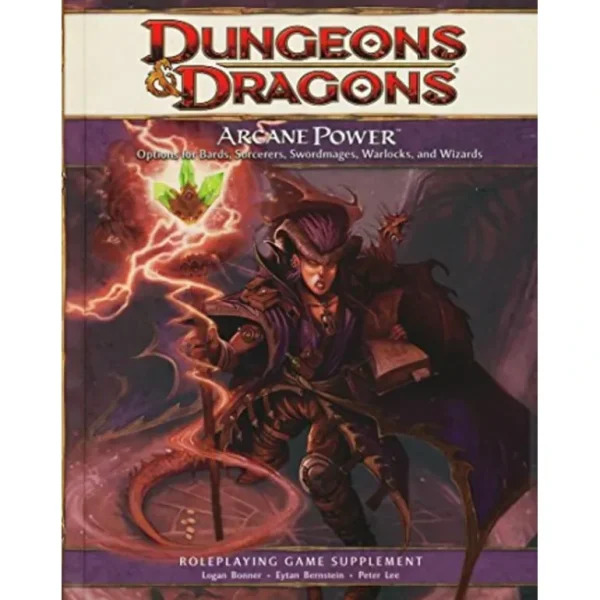 4.0 Arcane Power: Options for Bards, Sorcerers, Swordmages, Warlocks, and Wizards - Miniature Marvels: Airplane Models & Painted Dice* Shop All