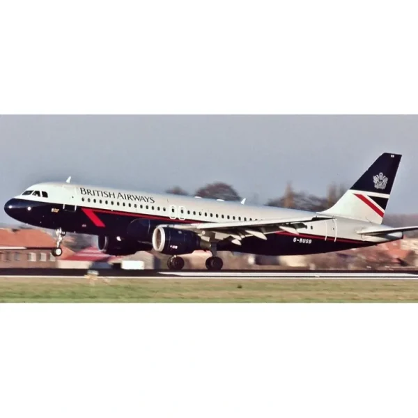 ARD400 ARD4BA04 1:400 British Airways Airbus A320-111 G-BUSB - Miniature Marvels: Airplane Models & Painted Dice* Airplane Model