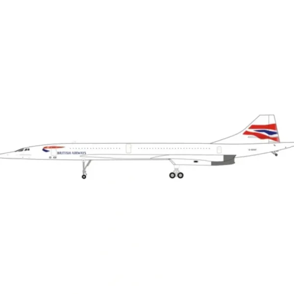 *ARD200 ARDBA19 1:200 British Airways Concorde - Miniature Marvels: Airplane Models & Painted Dice* Airplane Model