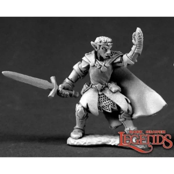 Hot Argonnite, Elf Cleric: Dark Heaven Legends RPR 03365 - Miniature Marvels: Airplane Models & Painted Dice Miniature