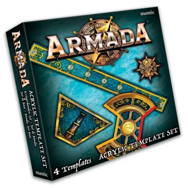 Armada: Acrylic Template Set MGE MGARM105 - Miniature Marvels: Airplane Models & Painted Dice* Shop All