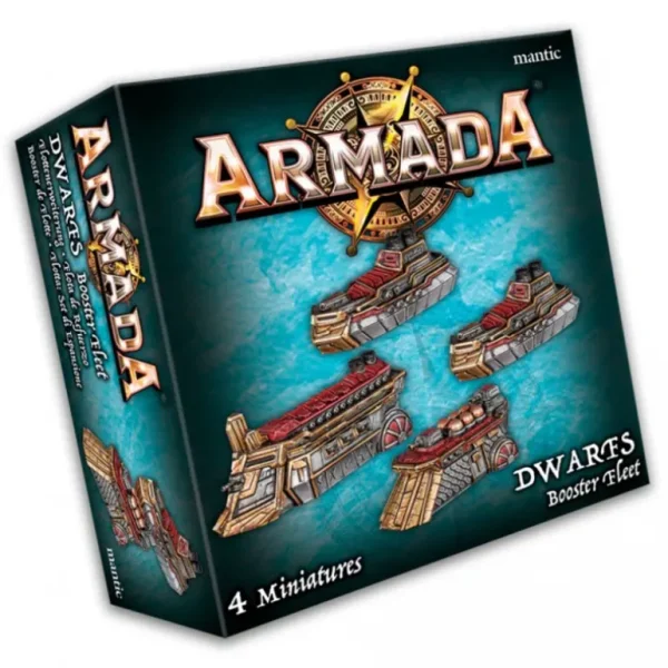 Armada: Dwarf Booster Fleet MGE MGARD102 - Miniature Marvels: Airplane Models & Painted Dice* Shop All