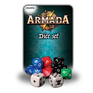 Hot Armada: Extra Dice Set MGE MGARM106 - Miniature Marvels: Airplane Models & Painted Dice Dice