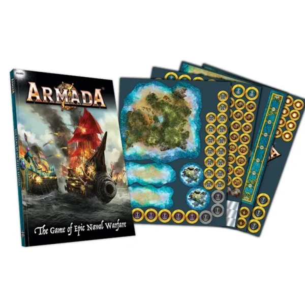 Armada: Rulebook & Counters MGE MGARM102 - Miniature Marvels: Airplane Models & Painted Dice* Shop All