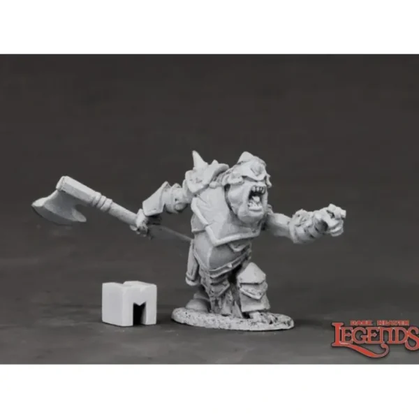 Fashion Armored Goblin Boss: Dark Heaven Legends RPR 03852 - Miniature Marvels: Airplane Models & Painted Dice Miniature