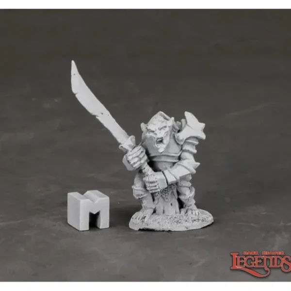 Sale Armored Goblin Leader: Dark Heaven Legends RPR 03849 - Miniature Marvels: Airplane Models & Painted Dice Miniature