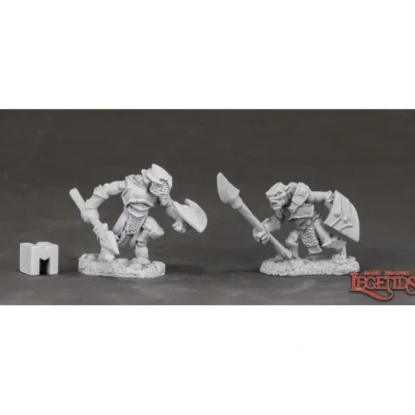 Sale Armored Goblin Spearman (2): Dark Heaven Legends RPR 03850 - Miniature Marvels: Airplane Models & Painted Dice Miniature