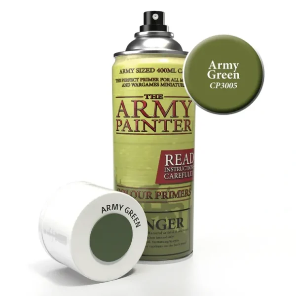 Hot Army Green : Colour Primers TAP CP3005 - Miniature Marvels: Airplane Models & Painted Dice Paint