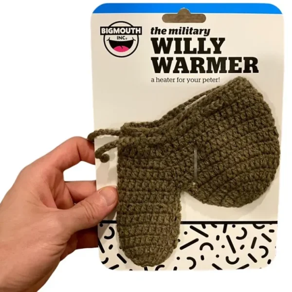 New ARMY MILITARY Willy Warmer Weiner Weener Knitted Sock - Adult GaG Joke Gift - Miniature Marvels: Airplane Models & Painted Dice Egpull