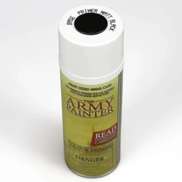 Army Paints - Base Primer: Matt Black Undercoat - Miniature Marvels: Airplane Models & Painted Dice* Shop All