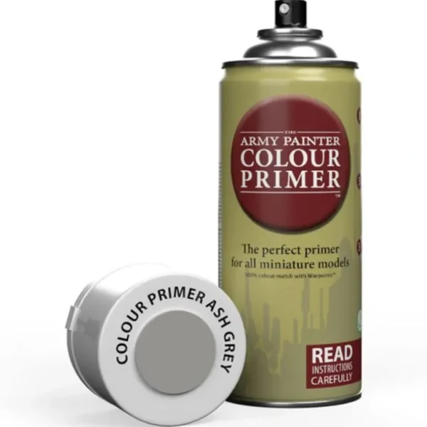 Army Paints - Colour Primer: Ash Grey - Miniature Marvels: Airplane Models & Painted Dice* Shop All