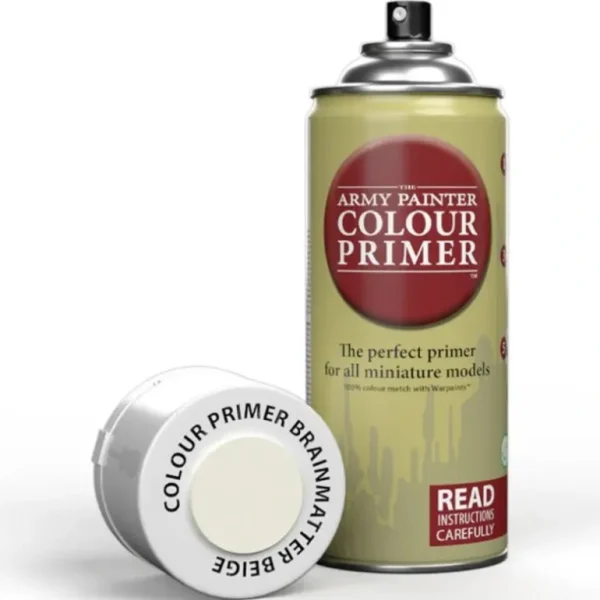 Army Paints - Colour Primer: Brainmatter Beige - Miniature Marvels: Airplane Models & Painted Dice* Shop All