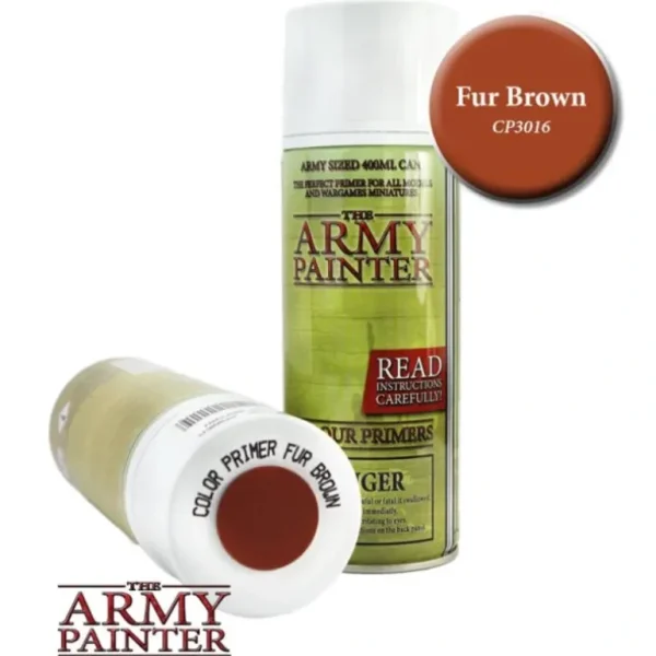 Army Paints - Colour Primer Fur Brown - Miniature Marvels: Airplane Models & Painted Dice* Shop All