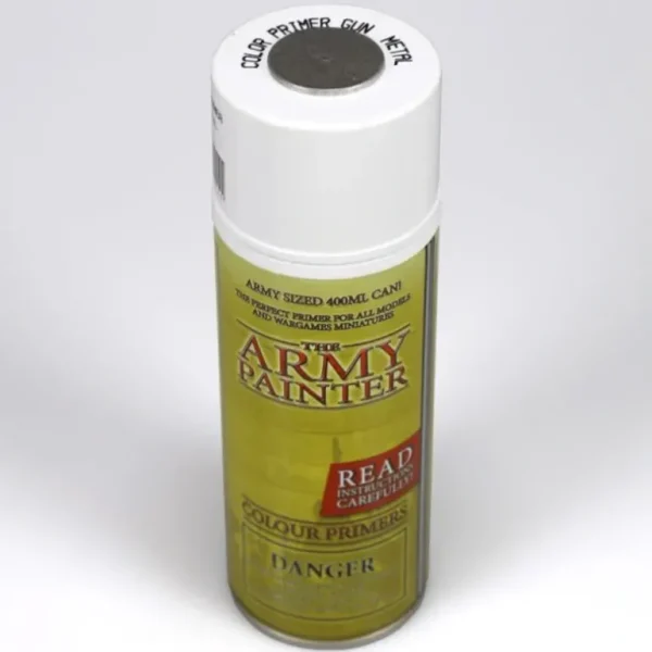 Army Paints - Colour Primer: Gun Metal - Miniature Marvels: Airplane Models & Painted Dice* Shop All