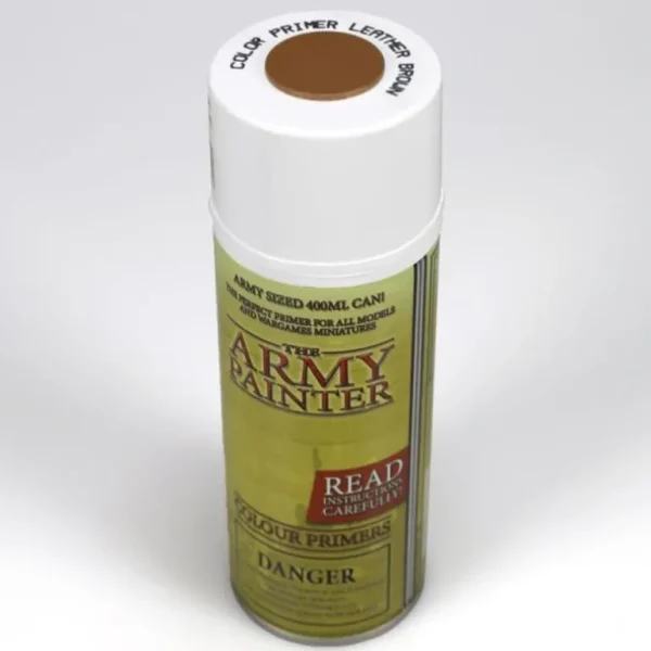 Army Paints - Colour Primer: Leather Brown - Miniature Marvels: Airplane Models & Painted Dice* Shop All
