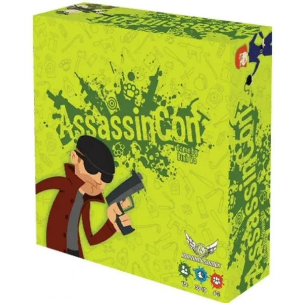 Clearance AssassinCon MDG 4225 - Miniature Marvels: Airplane Models & Painted Dice Board Game
