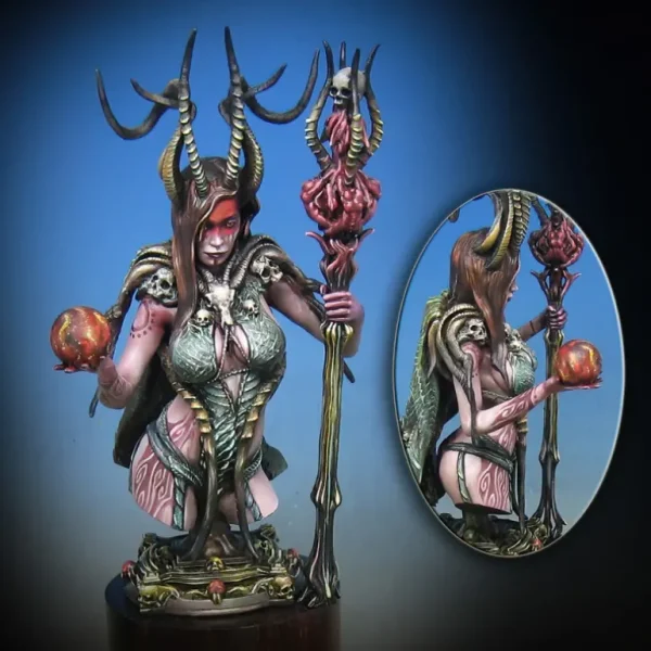 Astarte Bust - Miniature Marvels: Airplane Models & Painted Dice* Shop All