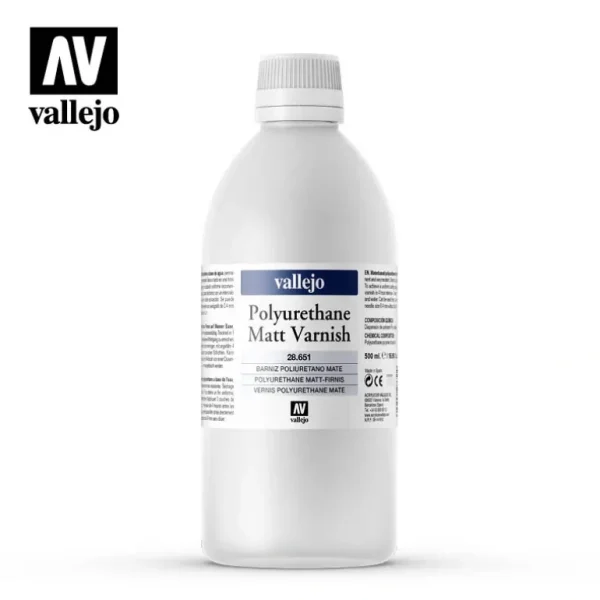 Auxillary Products: Matt Polyurethane Varnish 500ml - Miniature Marvels: Airplane Models & Painted Dice* Shop All