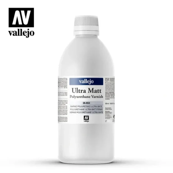 Auxillary Products: Ultra Matt Polyurethane Varnish 500ml - Miniature Marvels: Airplane Models & Painted Dice* Shop All