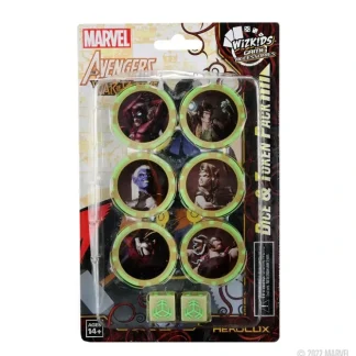Shop Avengers War of the Realms Dice and Token Pack: Marvel HeroClix WZK 84808 - Miniature Marvels: Airplane Models & Painted Dice Miniature