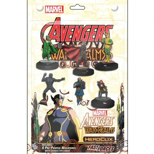 Best Avengers War of the Realms Fast Forces: Marvel HeroClix WZK 84806 - Miniature Marvels: Airplane Models & Painted Dice Miniature