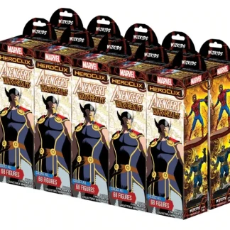 New Avengers War of the Realms Booster Brick: Marvel HeroClix WZK 84804 - Miniature Marvels: Airplane Models & Painted Dice Miniature