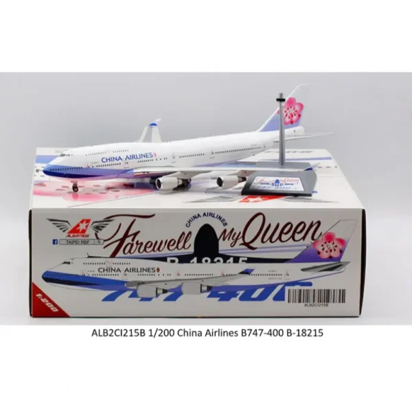 Aviation200 ALB2CI215B 1:200 China Airlines Boeing 747-400 - Miniature Marvels: Airplane Models & Painted Dice* Airplane Model