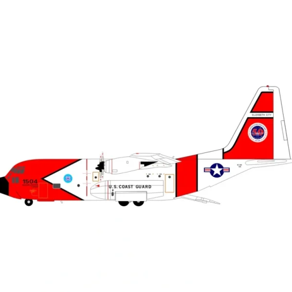 *Aviation200 AV21300315 1:200 USCG C-130H CGAS Elizabeth City - Miniature Marvels: Airplane Models & Painted Dice* Airplane Model