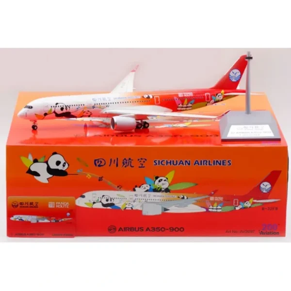 Aviation200 AV2097 B-32F8 Sichuan Airlines Airbus A350-941 - Miniature Marvels: Airplane Models & Painted Dice* Airplane Model
