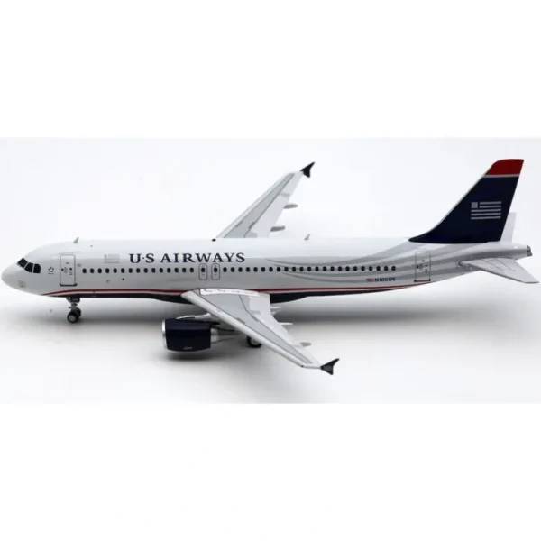 *Aviation200 KJ-A320-092 1:200 US Airways Airbus A320-200 N106US "Miracle on the Hudson" - Miniature Marvels: Airplane Models & Painted Dice* Airplane Model