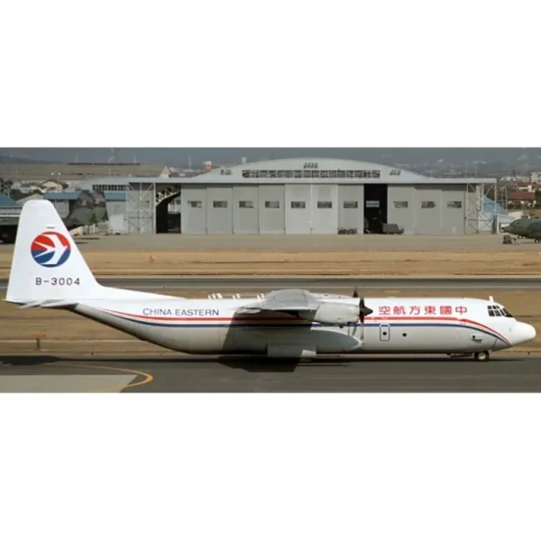 *Aviation200 KJ-C130-055 China Eastern Airlines Lockheed L-100-30 Hercules (L-382G) B-3004 - Miniature Marvels: Airplane Models & Painted Dice* Airplane Model