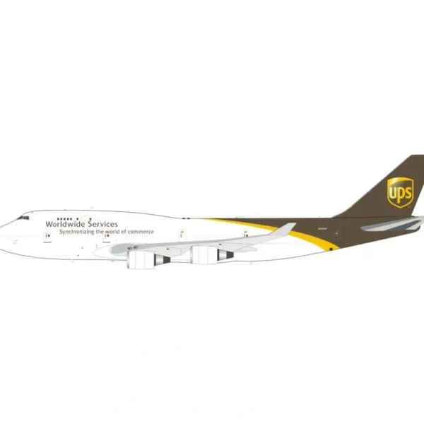 *B Models B-744-UPS-578 1:200 UPS Boeing 747-400 - Miniature Marvels: Airplane Models & Painted Dice* Airplane Model