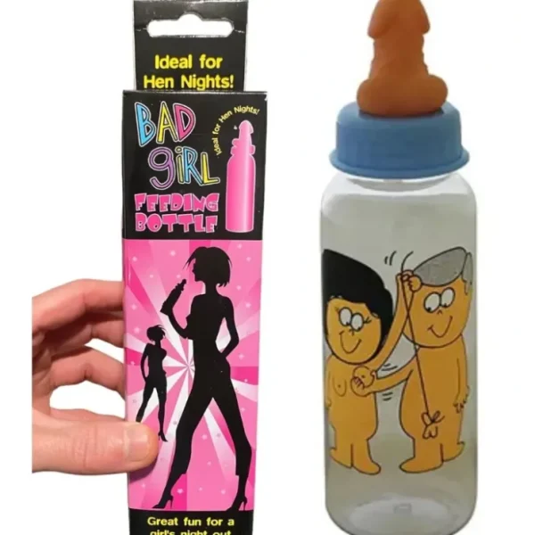 Discount BAD GIRL Feeding Willy Pecker Bottle - Adult Joke Novelty Hen Bachelorette Party - Miniature Marvels: Airplane Models & Painted Dice Egpull