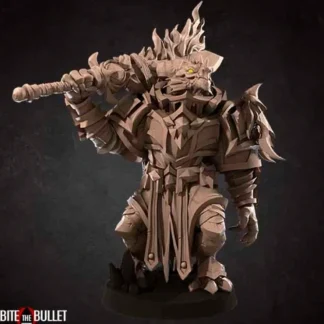 Store Balzatar, fire sword - Miniature Marvels: Airplane Models & Painted Dice Miniature