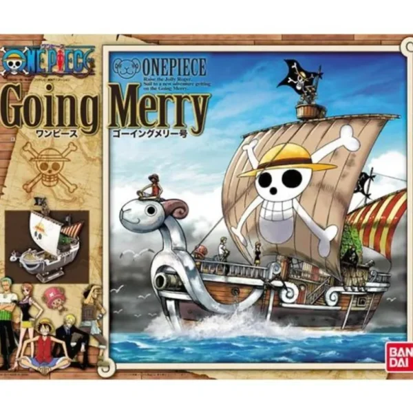 Bandai Hobby: One Piece Grand Ship Collection Model Kit - Going Merry Model Ship - Miniature Marvels: Airplane Models & Painted Dice* Shop All