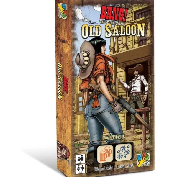 BANG! The Dice Game, Old Saloon Expansion: dV Giochi DVG 9112 - Miniature Marvels: Airplane Models & Painted Dice* Shop All