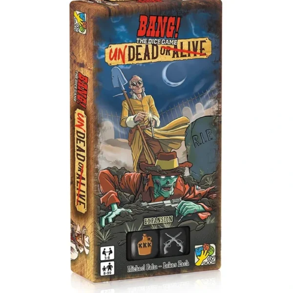BANG! The Dice Game: Undead or Alive Expansion: dV Giochi DVG 9115 - Miniature Marvels: Airplane Models & Painted Dice* Shop All