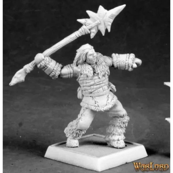 Flash Sale Barbarian Spearthrower: Warlord RPR 14603 - Miniature Marvels: Airplane Models & Painted Dice Miniature